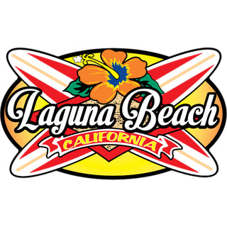 Laguna Beach, California Orange Crossing Long Boards