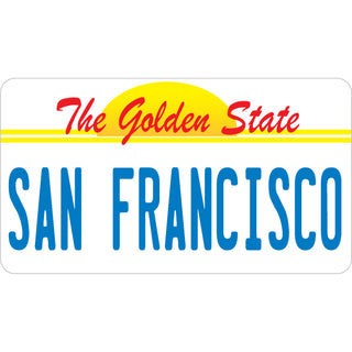 604-191 San Francisco California License (00604) Sticker