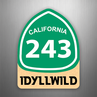 Idyllwild California PCH1 Sign Large Flexible Magnet