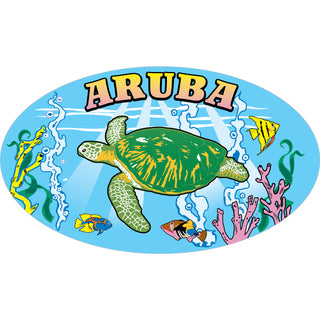 Aruba - Turtle in the Sea