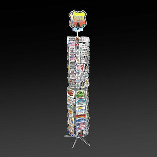 100-98125 6 Sided Wire Floor Display
