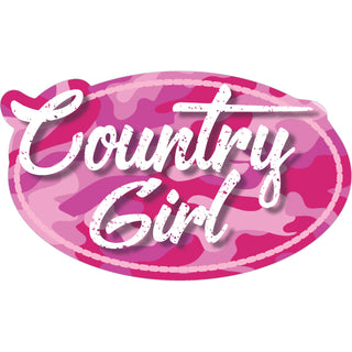 Country Girl Euro Oval Sticker