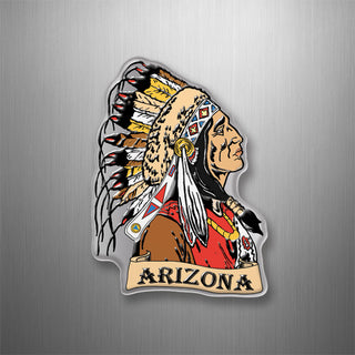 ARIZONA INDIAN NATIVE AMERICAN CHIEF 3D Magnet