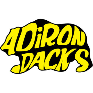 Adirondacks   Yellow Letter Bear Sticker