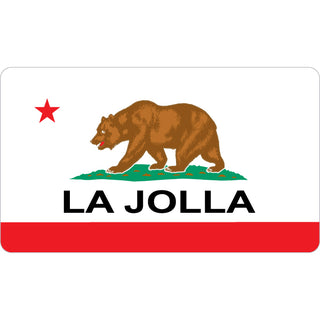 La Jolla   California Flag Sticker
