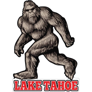 Lake Tahoe   Angry Bigfoot Sticker