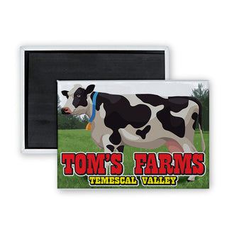 Toms Farms Temescal Valley Rectangle Badge Magnet