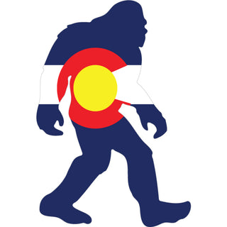 OK4 Colorado Flag Sasquatch Sticker