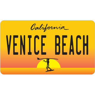 Venice Beach   Endless Summer License Plate Sticker