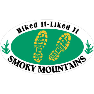 OK4 Great Smoky Mountains Hiked It Liked It Sticker