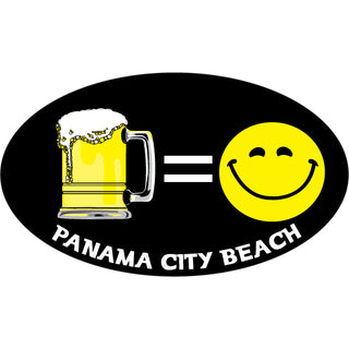 OK3 Panama City Beach Beer = Happy Sticker