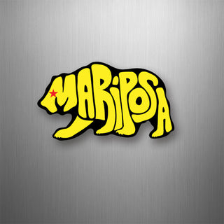 Mariposa Yellow Letter Bear Flexible Magnet