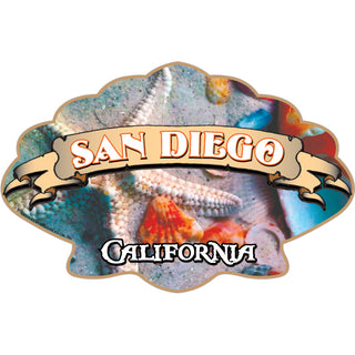 OK4 San Diego Sea Shell Sticker