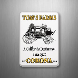 Toms Farms   Stagecoach 3D Magnet