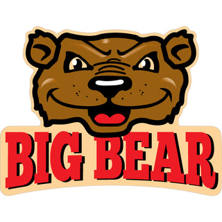 Bear Face   Big Bear  California Bear Face Sticker
