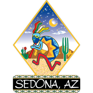 Sedona AZ Kokopelli Diamond Sticker