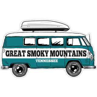 OK4 Great Smoky Mountains Bus Side View with Shell (0105 00851 01) Sticker