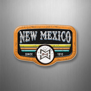 New Mexico   Distressed 3 Stripes Sign 3D Magnet