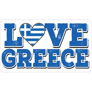 Love Greece Sticker