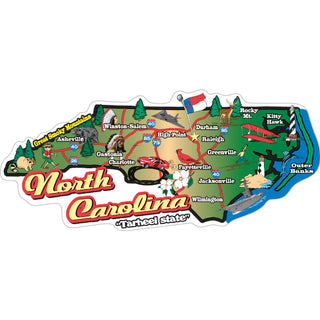 North Carolina Map Sticker