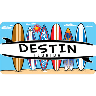 Surfboards   Destin  FL 6 Surfboards Sticker