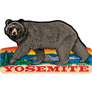 Yosemite   Walking Brown Bear Sticker