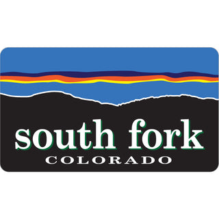 OK4 South Fork Stylized Sunset Rectangle Sticker
