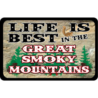 OK4 GREAT SMOKY MOUNTAINS LIFE IS BEST Sticker