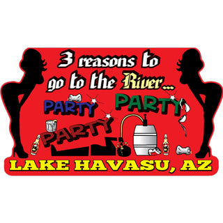 Lake Havasu  Az   River 3 Reasons Sticker