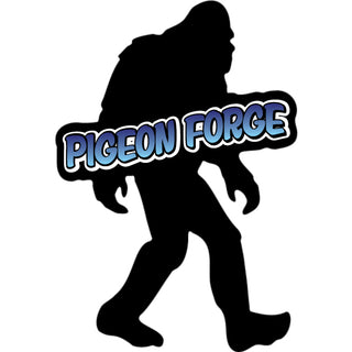 Pigeon Forge   Big Foot Silhouette Sticker