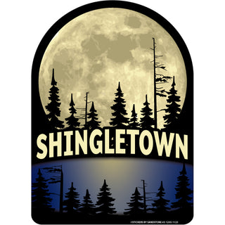Shingletown California   Full Moon Sticker