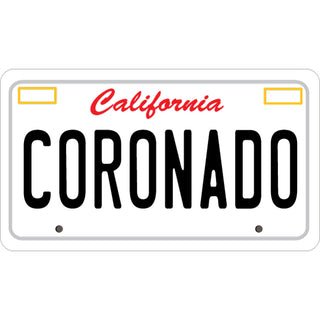 Coronada  CA   California Basic License Plate Sticker