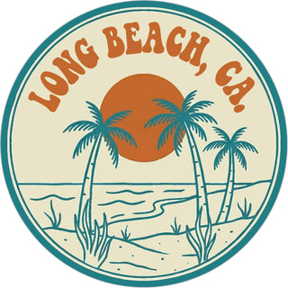 LONG BEACH PALMS BEACH Sticker