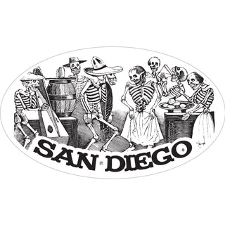San Diego  CA   Posada Fandango Sticker