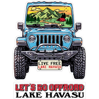 Lake Havasu   Off Road Jeep Sticker