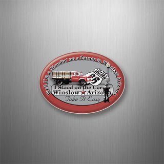 On The Corner   Standing on the Corner Truck Winslow 3D Magnet