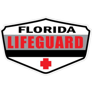 FLORIDA LIFEGUARD SHIELD Sticker