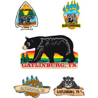 Gatlinburg 5up Double Card Sticker