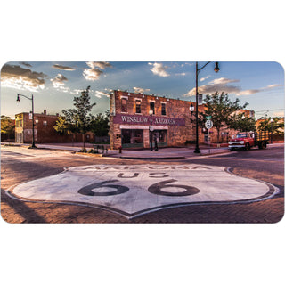 On The Corner   Route 66 Corner Sign Sticker