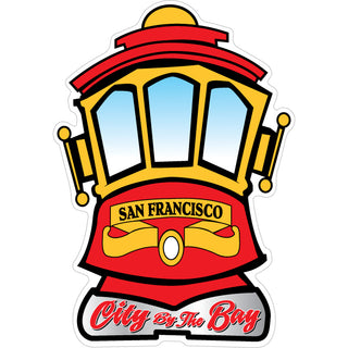 San Francisco   Cable Car Trolley Sticker