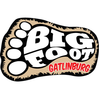 Gatlinburg Bigfoot Footprint Sticker