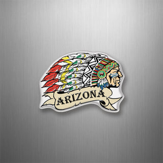 Arizona Chief Side View Wide Horizontal 3D Magnet