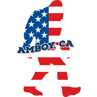 ROYS AMBOY Big Foot Flag Sticker