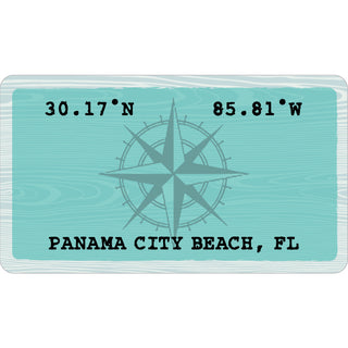OK3 Panama City Beach Latitude and Longitude Sticker