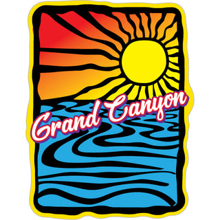 Grand Canyon   Abstract Sunset Water Sticker