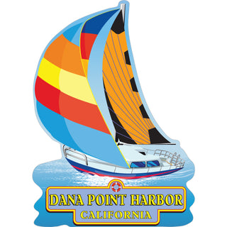 OK4 Dana Point Harbor Sailboat Sticker