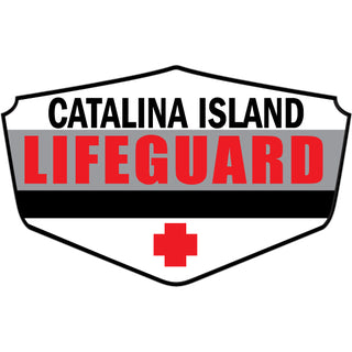 Catalina Island Lifeguard Shield Sticker