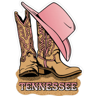 Tennessee Cowgirl Boots Sticker