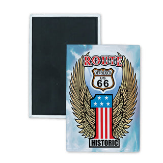 New Mexico   Winged Number 1 Rectangle Badge Magnet