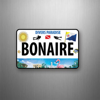 Bonaire License Plate Flexible Magnet